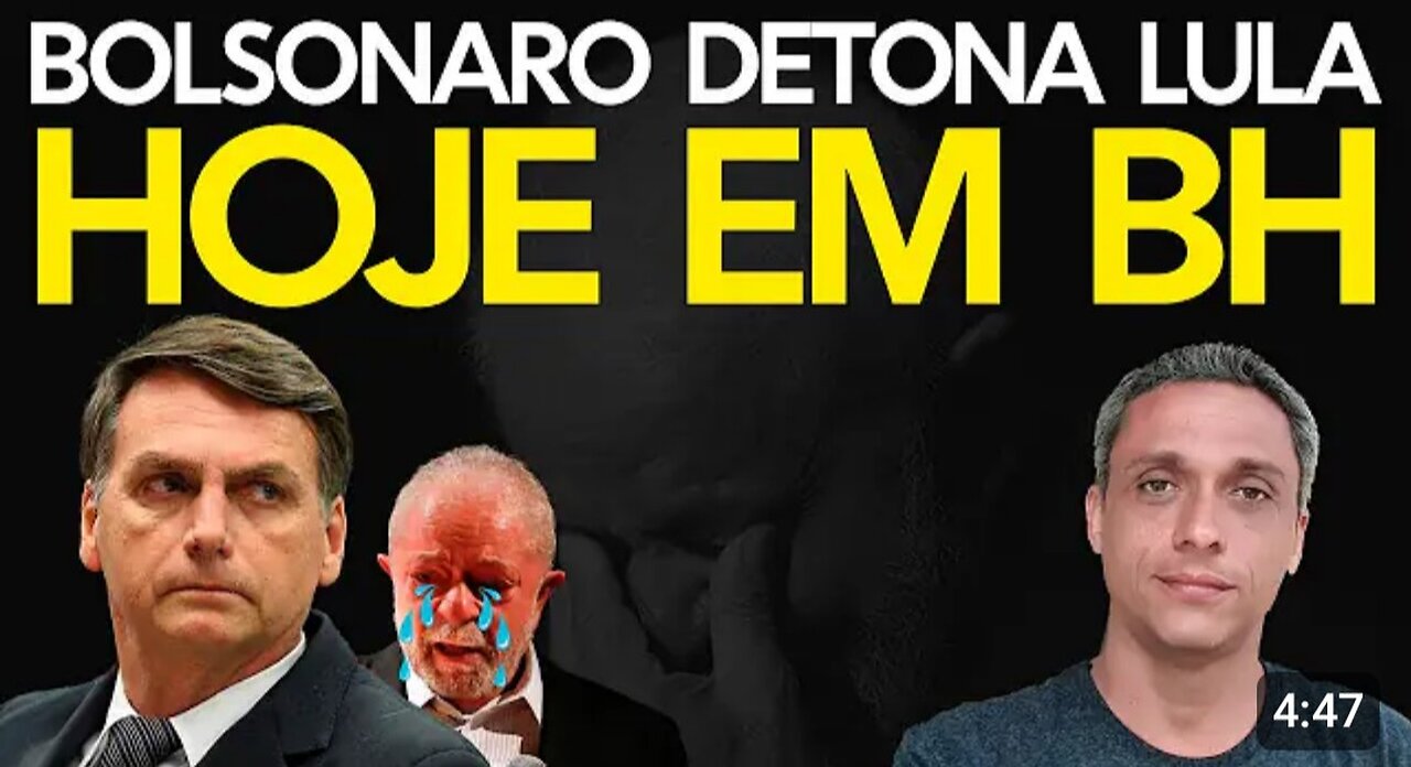 He returned! - Bolsonaro detonates LULA in BH. The best moments