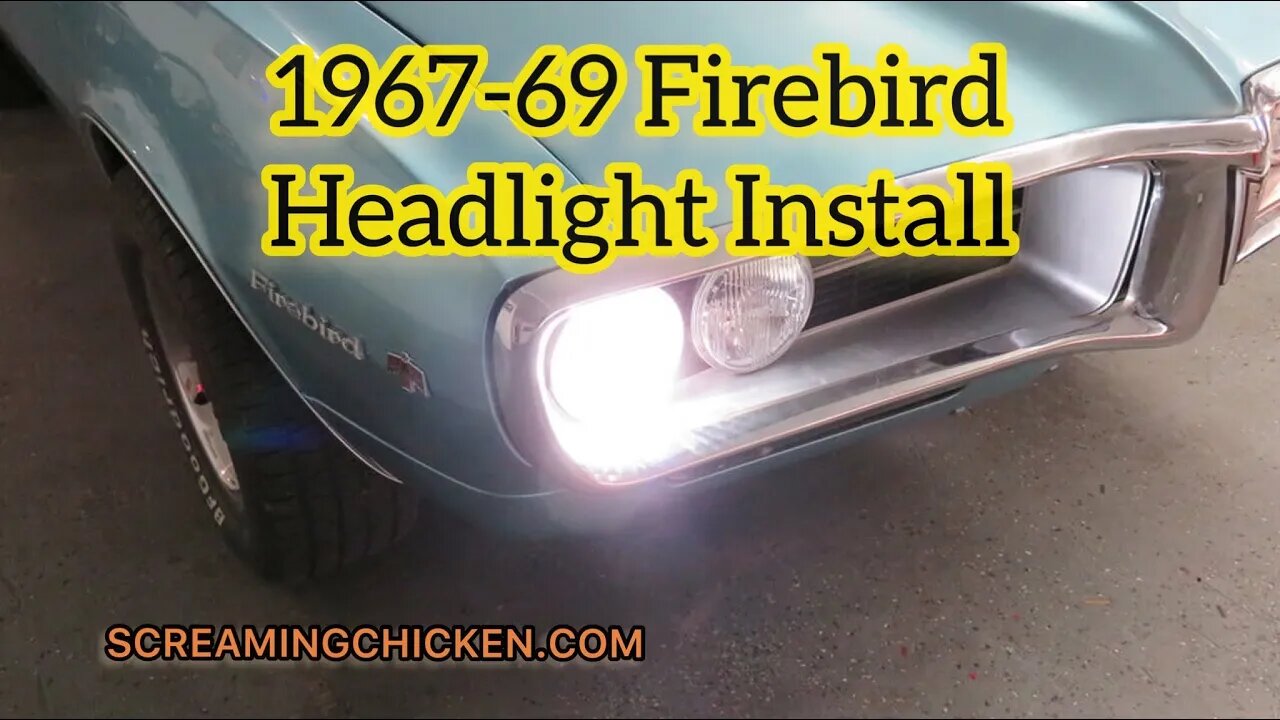 1967-69 Firebird Headlight Install