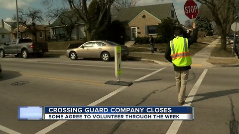 Former crossing guards in Menomonee Falls work for free after company shuts down