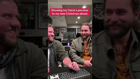 No animals were harmed in the making of this video/album #christmasalbum #newmusic #reactionvideo #a