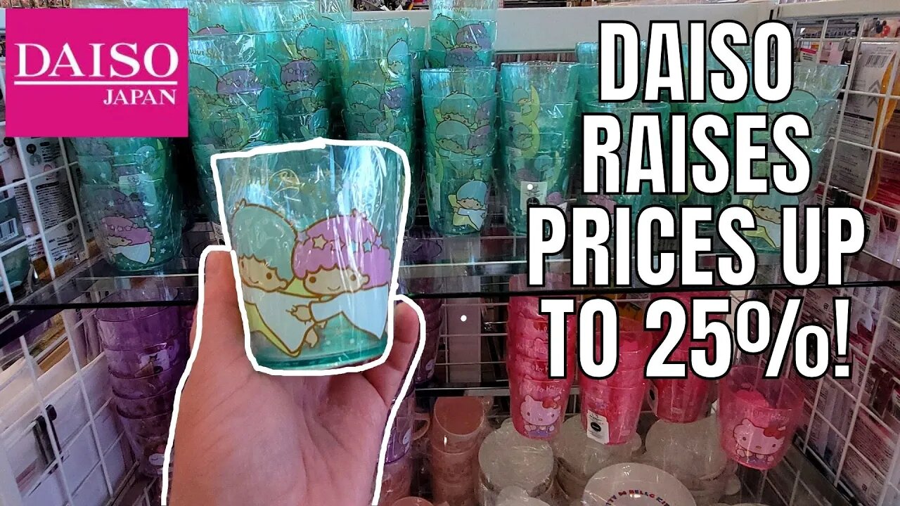 DAISO RAISES PRICES! WHAT DID I FIND?! #daiso