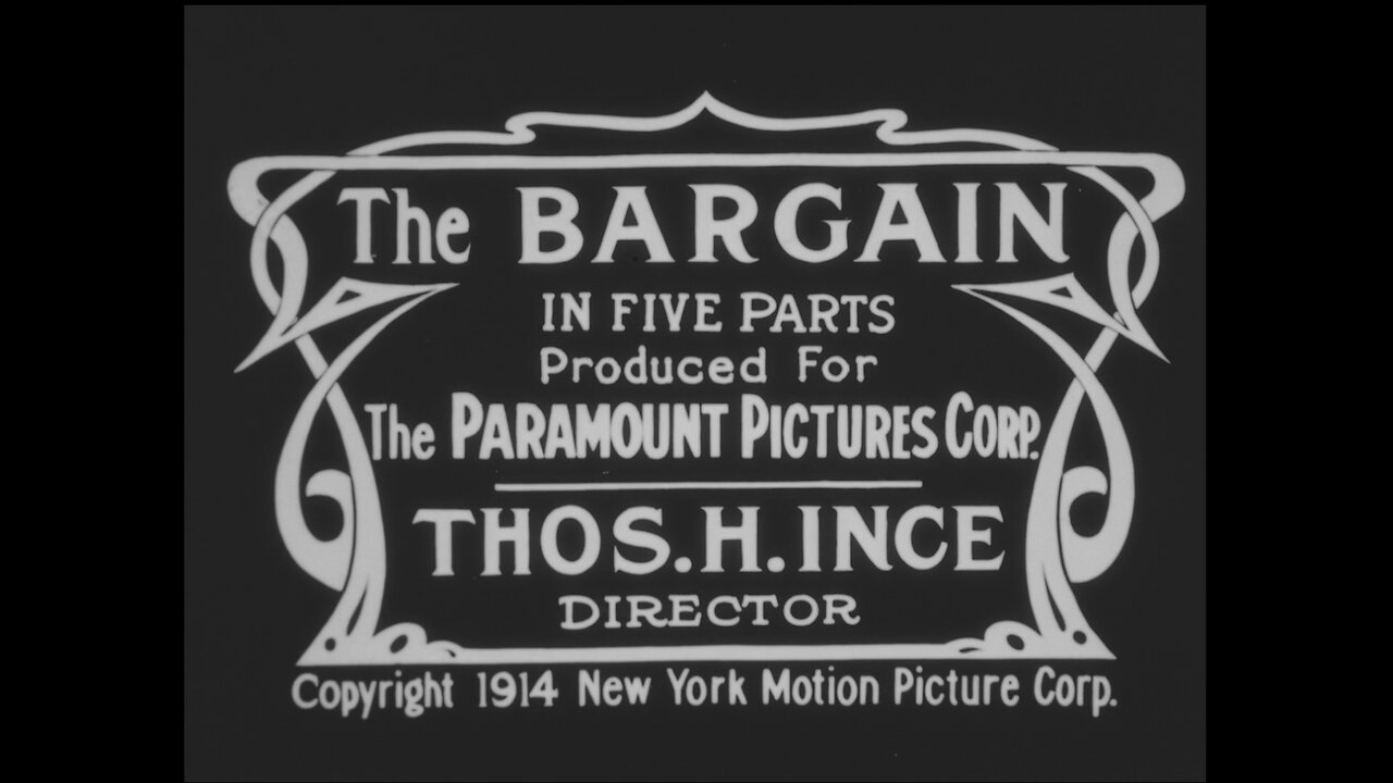 Two-Gun Man In The Bargain (1914 Original Black & White Film)