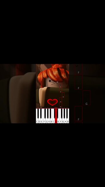 I Love You So (Roblox Doors Animation) - Octave Piano Tutorial