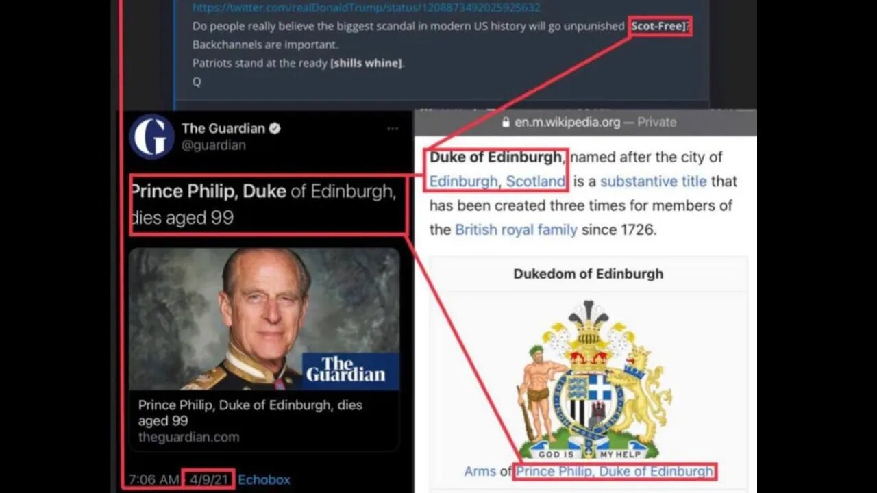 Numbers on PRINCE PHILIP = 135(Stock Exchange/Tiger Woods/Wall Street/Piers Morgan)