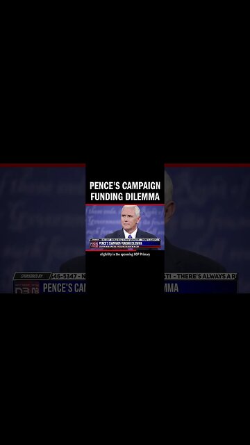 Pence's Campaign Funding Dilemma
