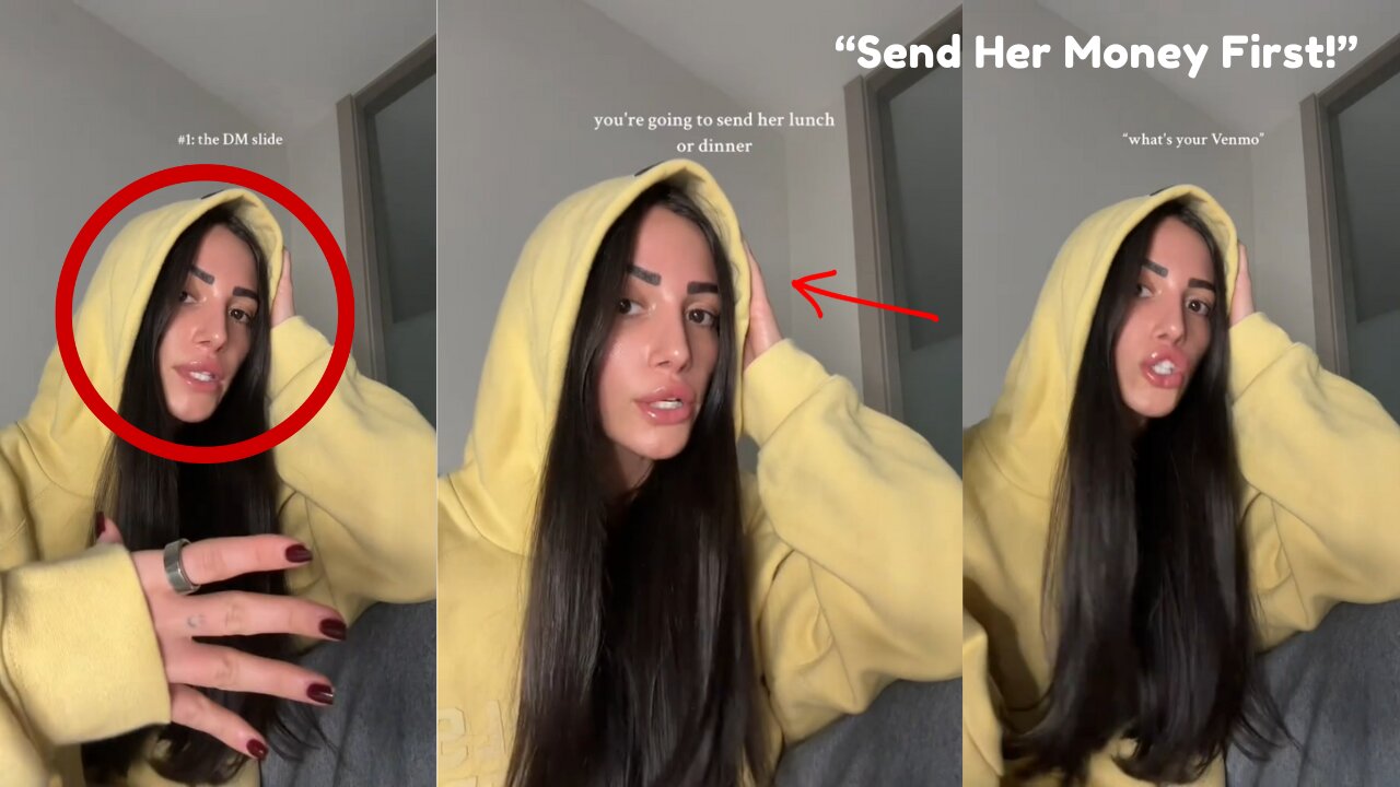 Plastic Face Woman Teaches You How To Be A Simp