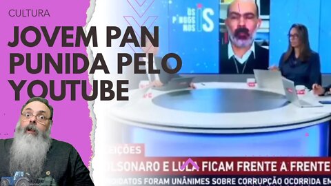 JOVEM PAN foi DESMONETIZADA pelo YOUTUBE por CONTESTAR RESULTADO da ELEIÇÃO contra as REGRAS