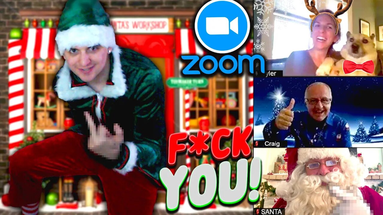 NAUGHTY ELF Trolls TEACHERS in Online Zoom Classes