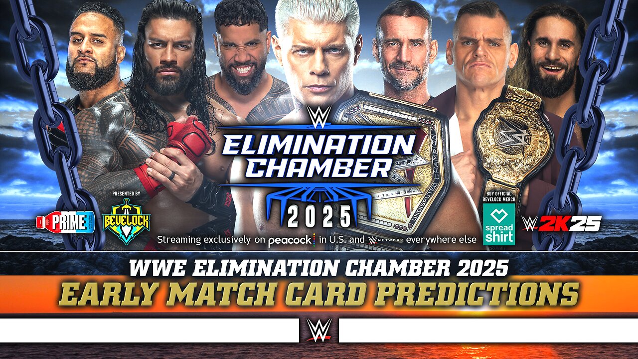 WWE Elimination Chamber 2025 - Match Card Predictions