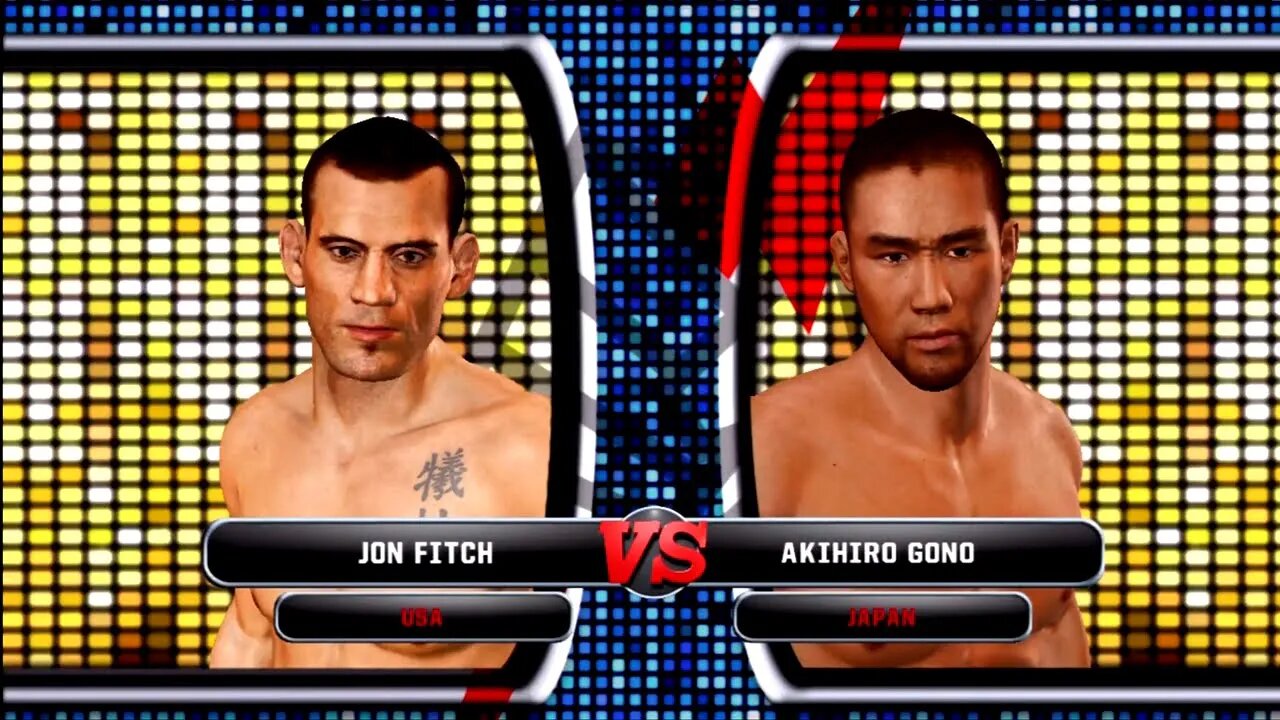 UFC Undisputed 3 Gameplay Akihiro Gono vs Jon Fitch (Pride)