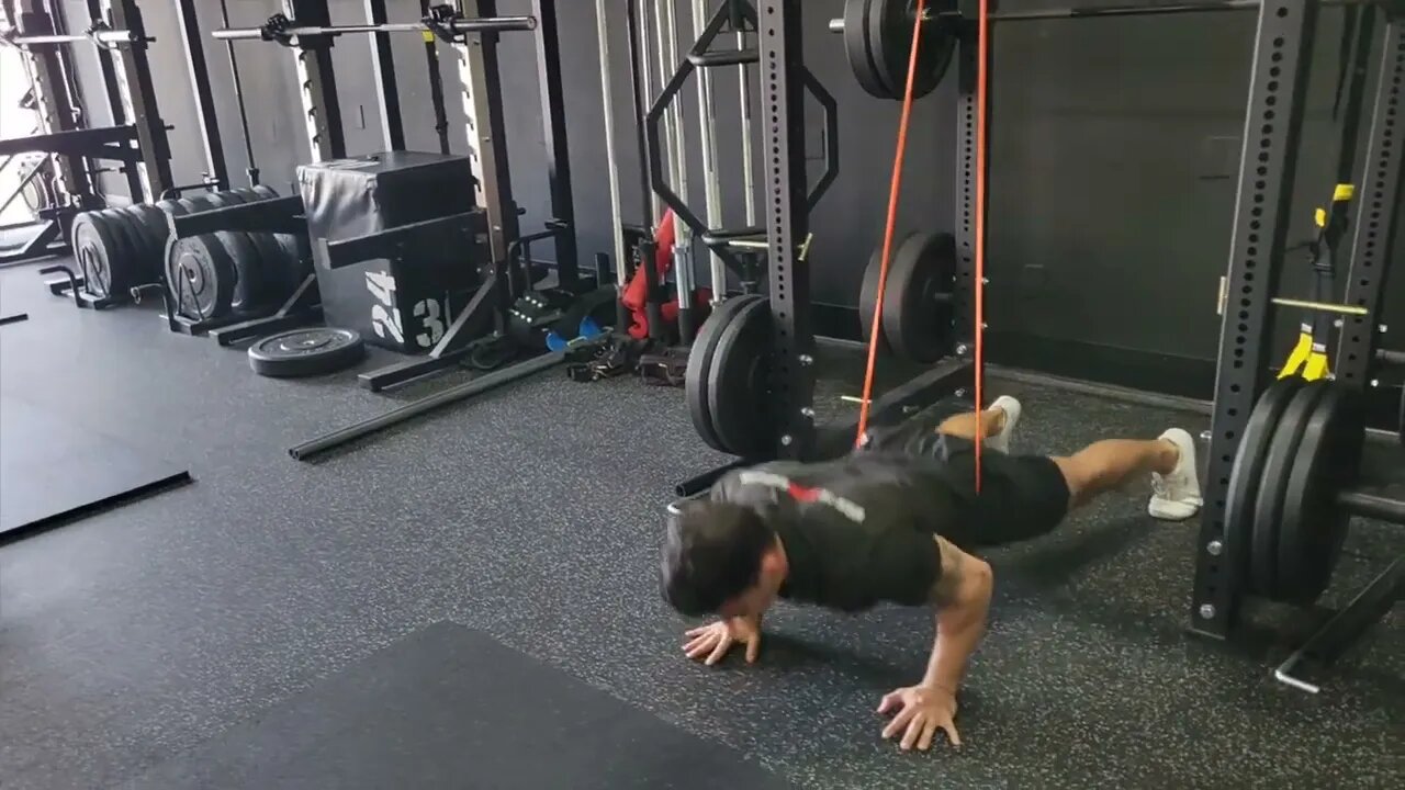 Band Assisted Pushups