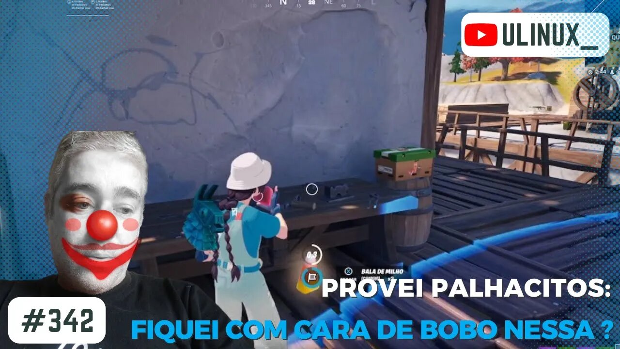 Provei Palhacitos: Fiquei com cara de bobo nessa ?