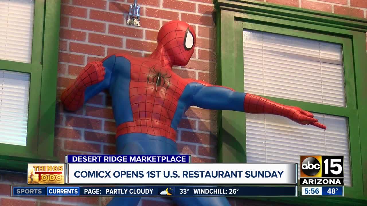 Sneak peek: ComicX, comic-themed restaurant, set to open in Phoenix