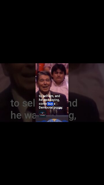 Ronald Reagan JOKE About Democrat vs Republican Puppies.