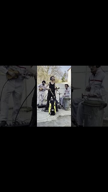 Musical break - the guys create cool techno without the use of computer effects. part 2