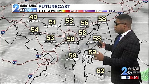 WMAR-2 News Weather at 11