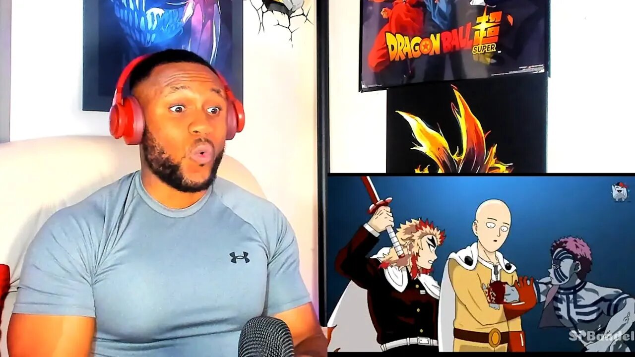 If Saitama was in Demon Slayer Part 1 & 2 | Upper Moon Meeting REACTION/REVIEW!