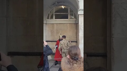The guard has to put with abuse now #horseguardsparade