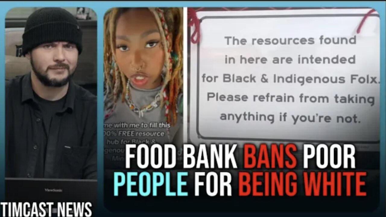 Food Bank BANS WHITE PEOPLE For Being WHITE, Says Only Black & Indigenous Get Food