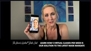 Learn how 5 virtual classes per week is our solution to the latest mask mandates