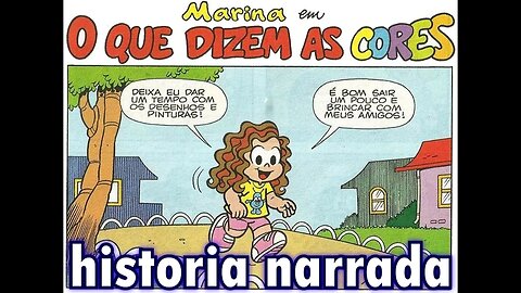 Marina em-O que dizem as cores | Gibis do Rapha