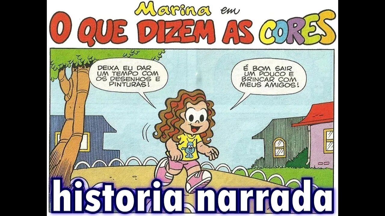 Marina em-O que dizem as cores | Gibis do Rapha