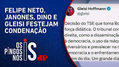 Esquerda comemora inelegibilidade de Bolsonaro: “Grande dia”