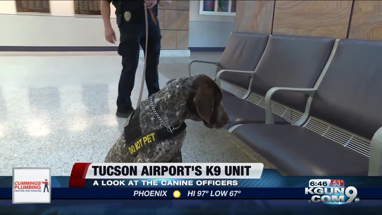 A look at Tucson International Airport's K-9 unit