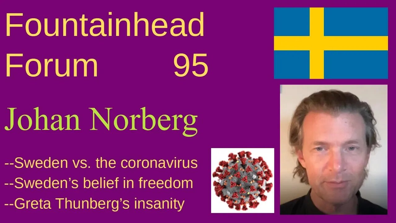 FF-95: Johan Norberg on Sweden during the time of the coronavirus