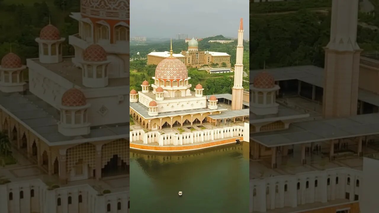 Exploring the Beauty of Putrajaya Mosque in Malaysia | A Must-Visit Tourist Destination #shorts