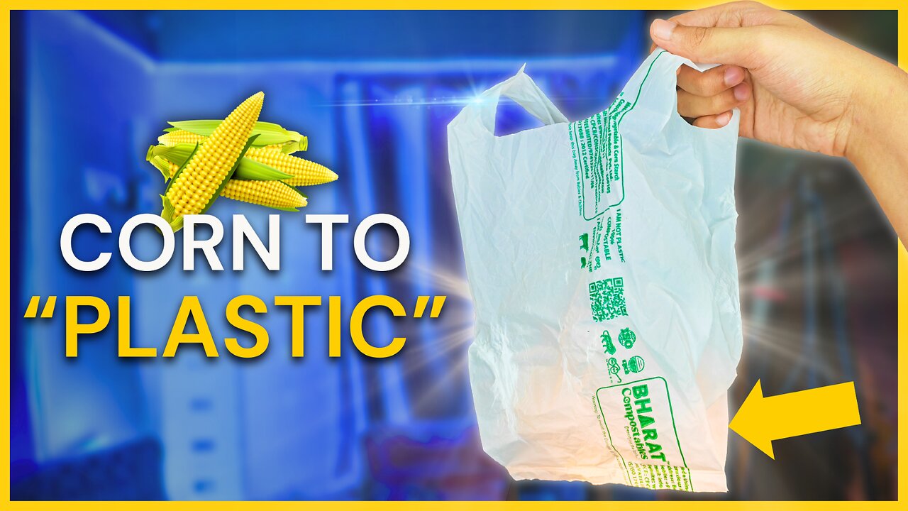 These Bio-Plastic Bags are made from Corn Starch!🌽