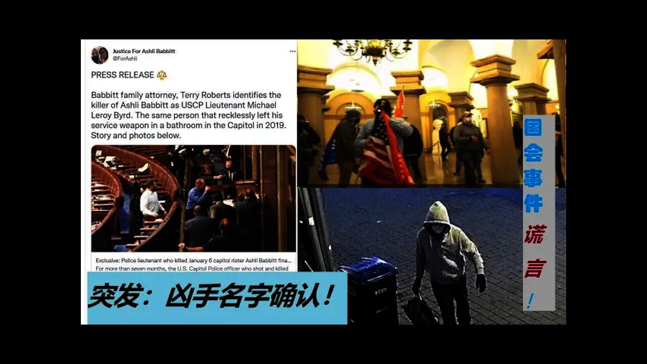 突发：凶手名字被确认！国会事件的谎言。－20210826