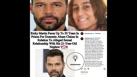 Ricky Martin Sexual Relationship With 21 Year Old Nephew 😱 Faces 50 Years In Prison