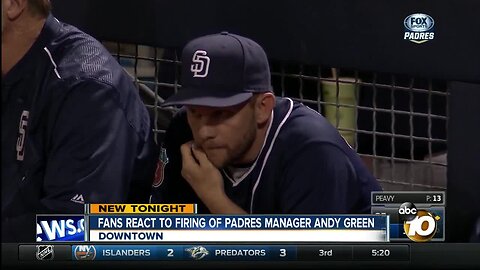 Padres fans react to Manager Andy Green firing