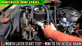 Mini-Truck (SE04 E18) Test maxpeedking carb one month later, Mini to the rescue, 12V crockpot?