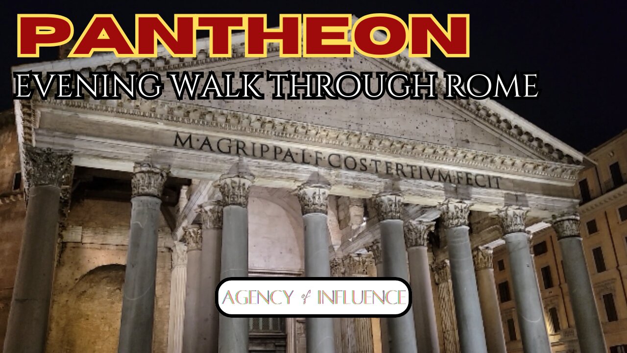 Evening Walk Around the Pantheon | Rome