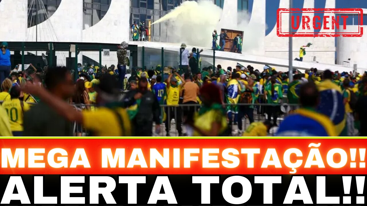 URGENTE!! MEGA MANIFESTAÇÃO EM BRASÍLIA!! ACONTECEU AGORA.....