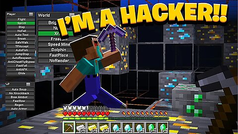 Noob1234 Installed XRAY Hacks - Minecraft