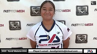 2025: Kandi Malama Ahlo 3.7 GPA - Pitcher and First Base Softball Recruiting Skills Video Preps