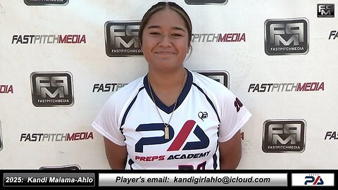 2025: Kandi Malama Ahlo 3.7 GPA - Pitcher and First Base Softball Recruiting Skills Video Preps
