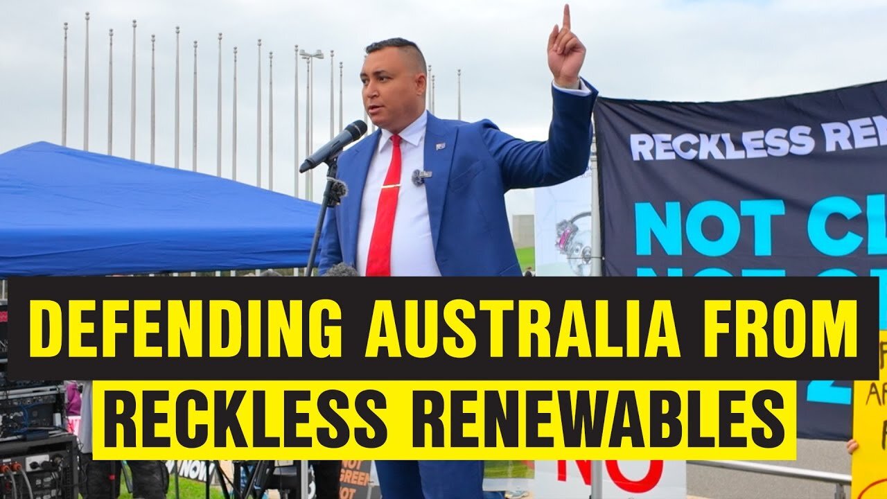 Reckless Renewables FULL Speech