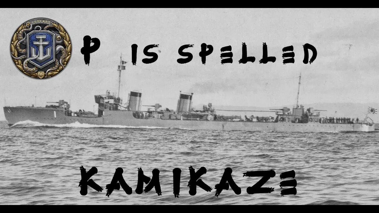 OP is spelled Kamikaze (World of Warships Legends)