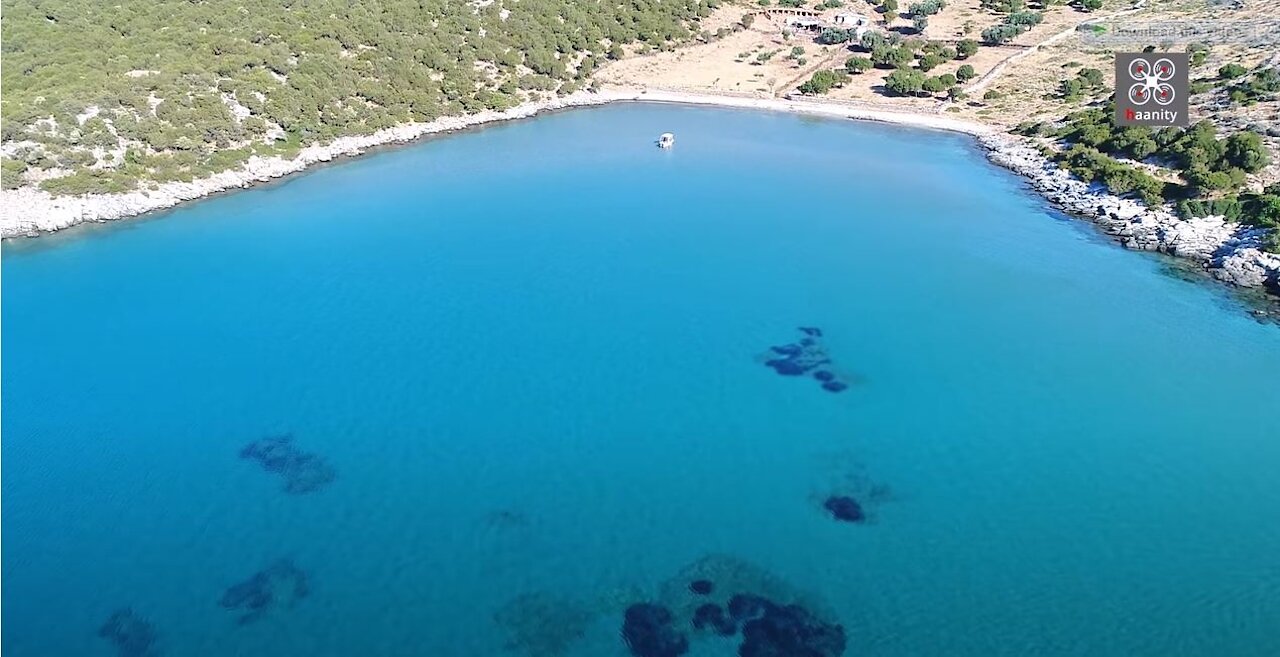 Drone captures most exotic sheepfold in world