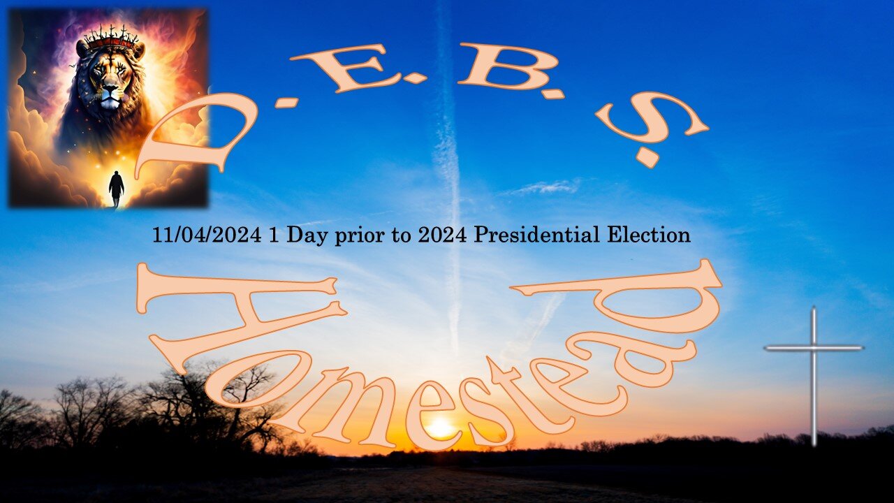 11/04/2024 1 Day Prior to 2024 Presidential Election. A word from the Lord and Encouragement!