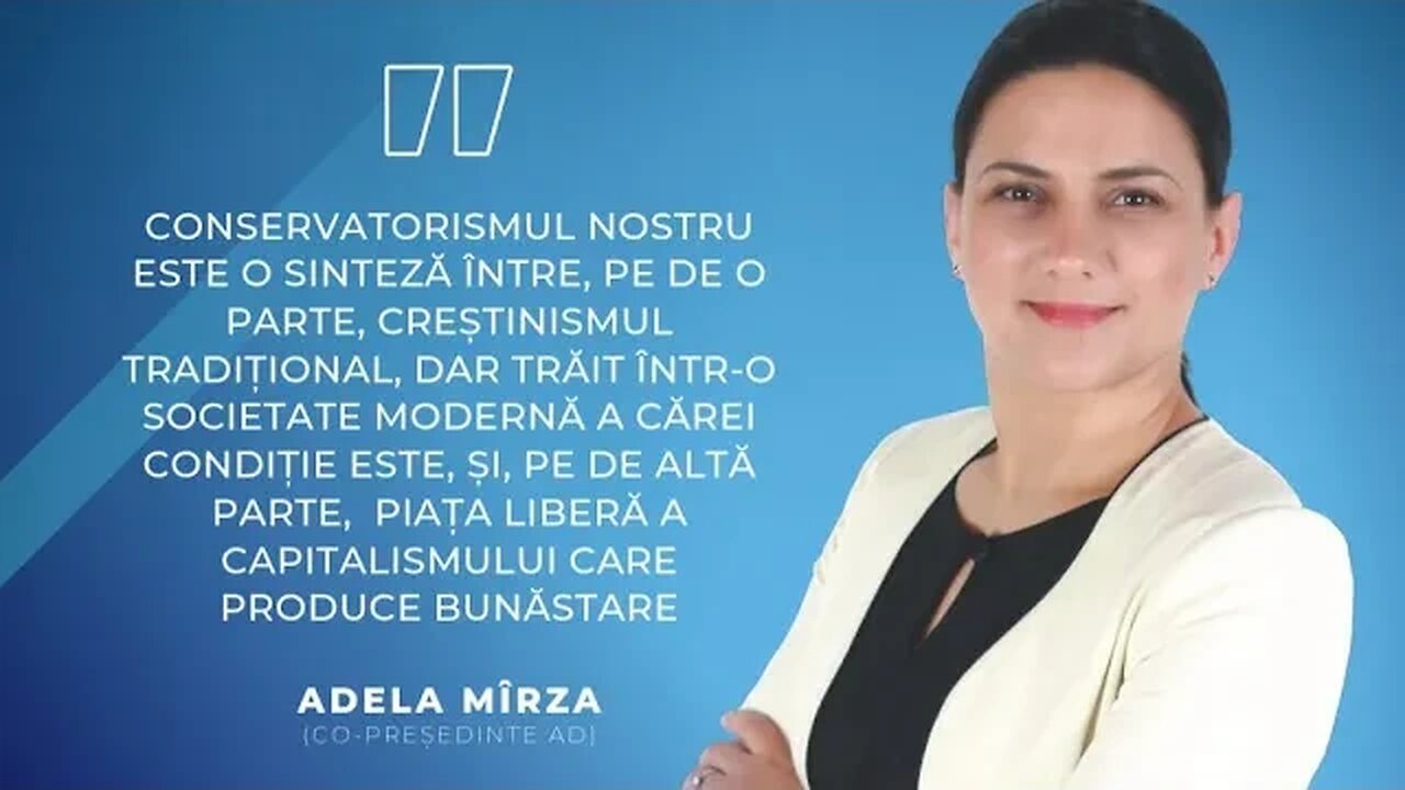 Discut cu doamna Adela Mîrza, președintele partidului Alternativa Dreaptă