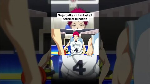 Seijuro Akashi has lost all sense of direction 😰 #anime #kurokonobasket #fyp