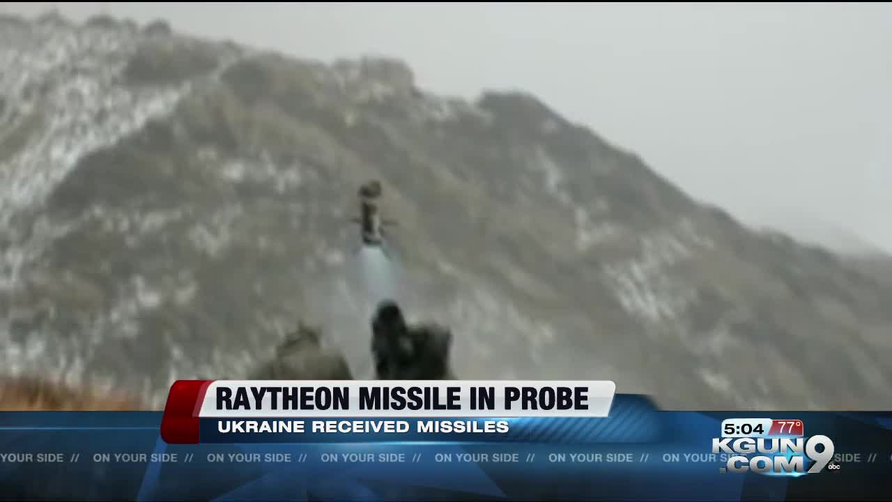 Raytheon missile mentioned in impeachment probe