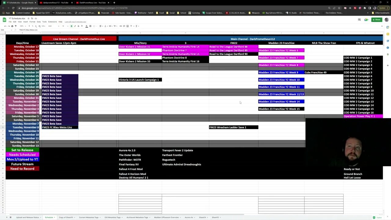 Channel Update for 18 Oct - New Streaming Channel, FM23, Terra Invicta, Madden, & Future Content