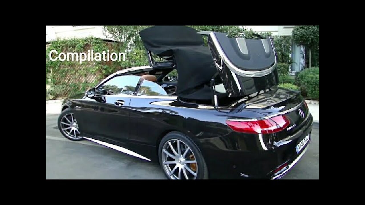 Convertible Cars Roof Opening Compilation 2021 !!!