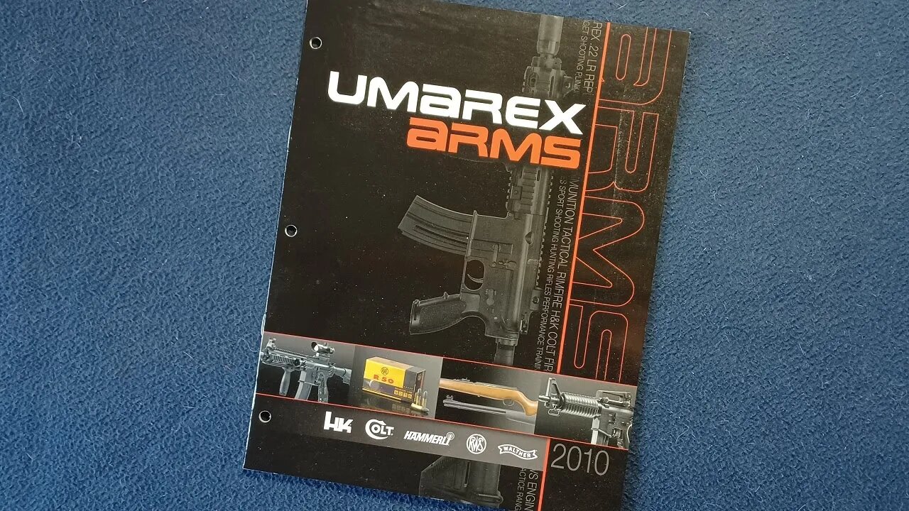 Vintage CATALOG REVIEW : UMAREX ARMS 2010 Catalog: HK, COLT, HAMMERLI, WALTHER, RWS